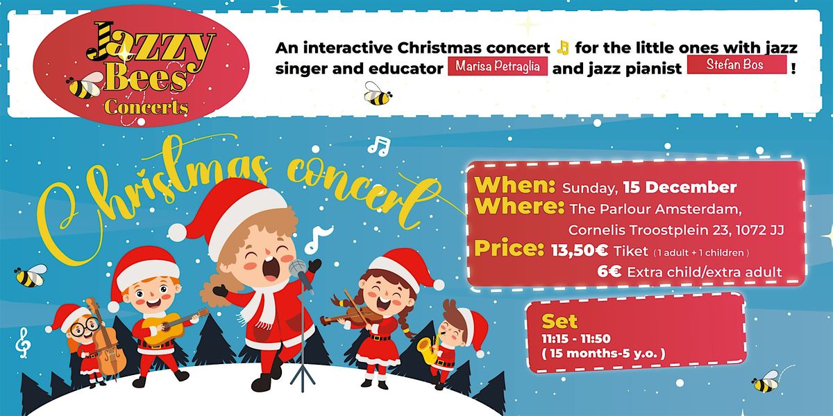 Jazzy Bees Concerts: An Interactive Christmas Concert for Kids!