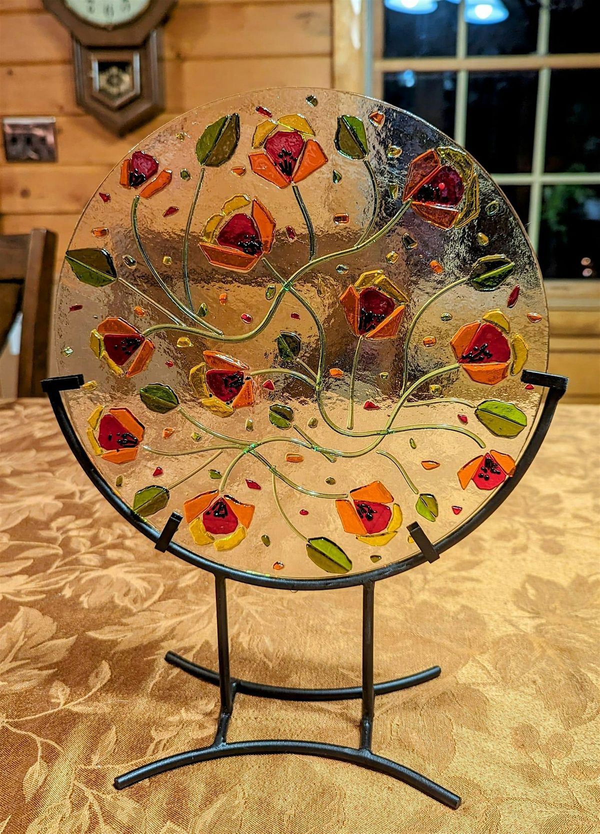 Circle of Flower Fused Glass Advanced Workshop - Garden City