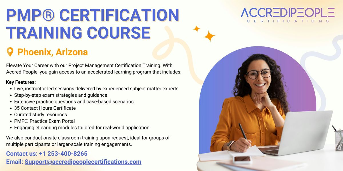 PMP\u00ae Certification Boot Camp \u2013 In-Person Training in Phoenix,AZ