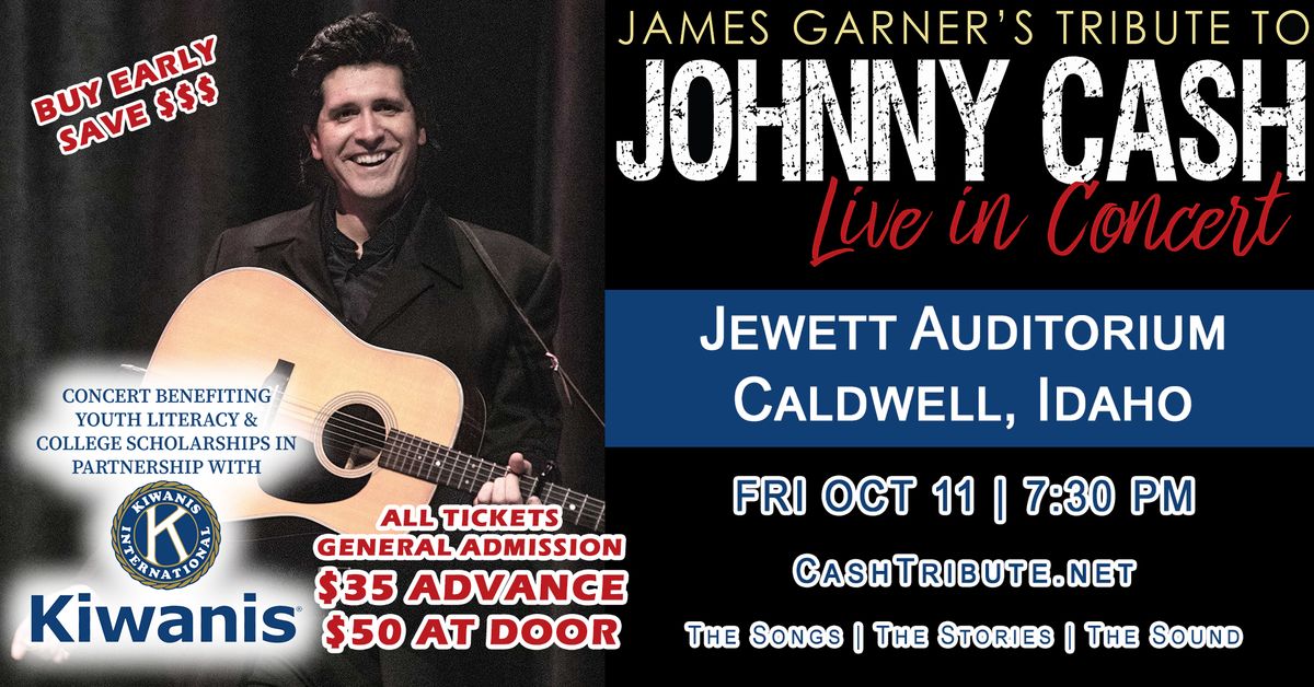 James Garner's Tribute to Johnny Cash | Caldwell, ID