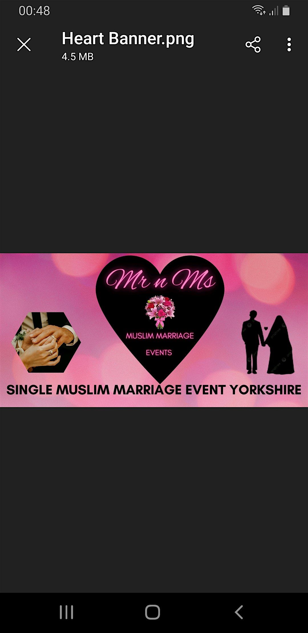 Single Muslim Marriage Evening  Event - Age 28 to 38  - \u00a315 Tickets