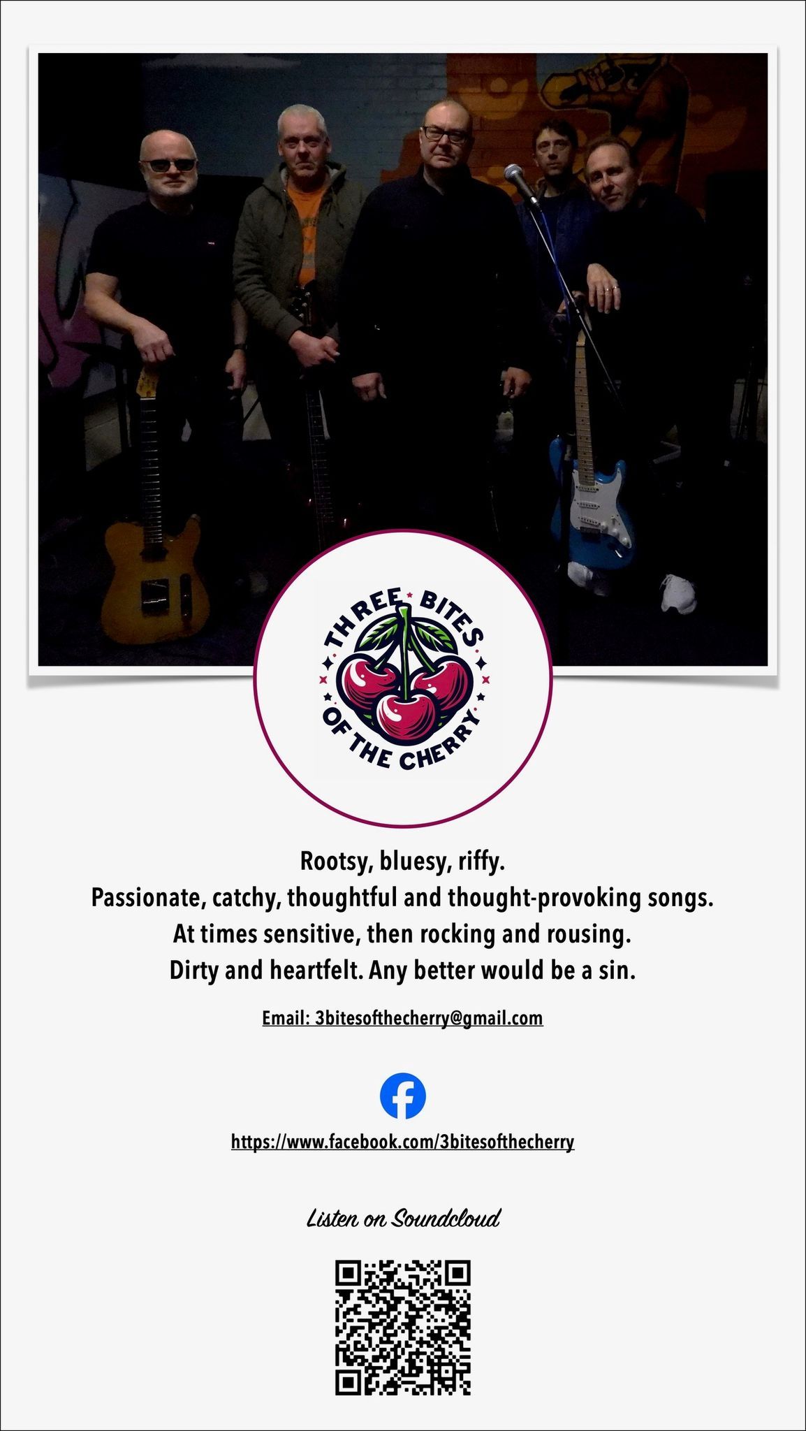 Live Music Event: Three Bites Of The Cherry Blues Band