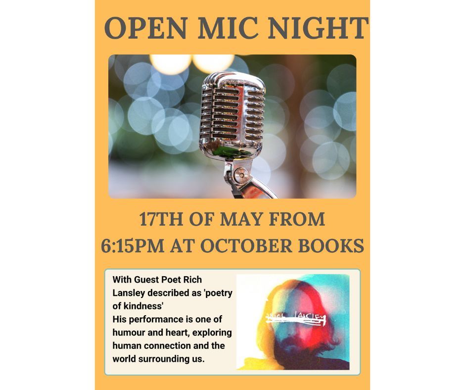 Open Mic Night with guest poet Rich Lansley