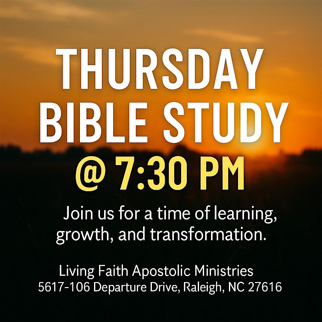 Life Changing Thursday Bible Study