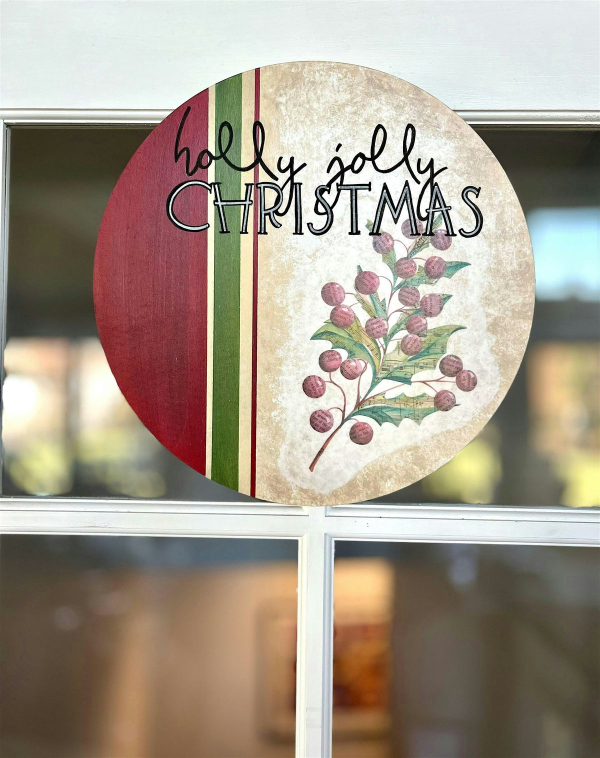 Decoupage Holiday Door Hanger Class