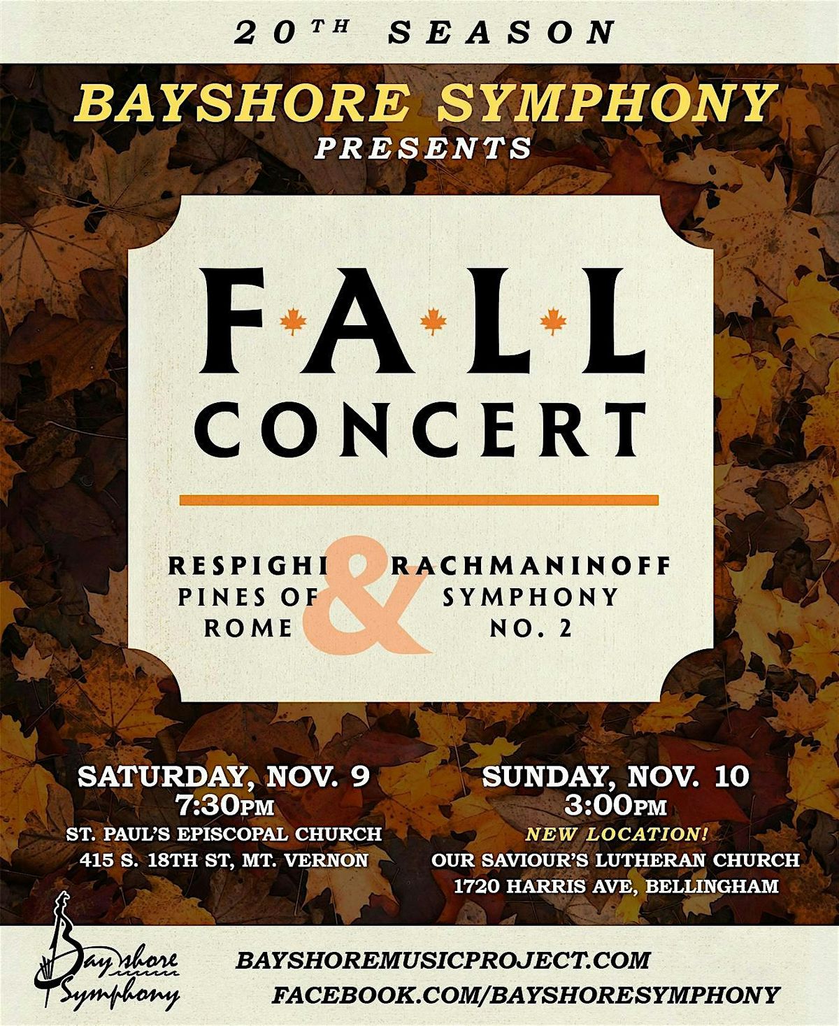 Bayshore Symphony Fall Concert - Bellingham