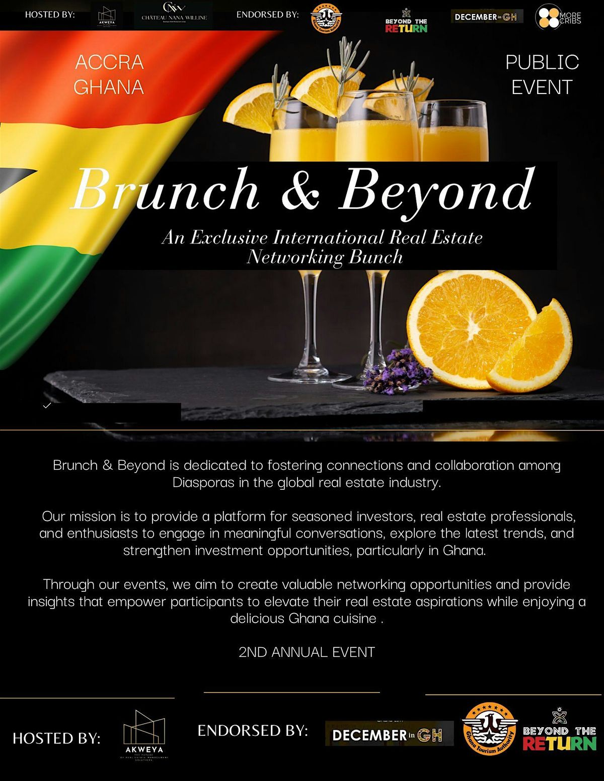 Brunch & Beyond | An Exclusive International Networking Real Estate Brunch