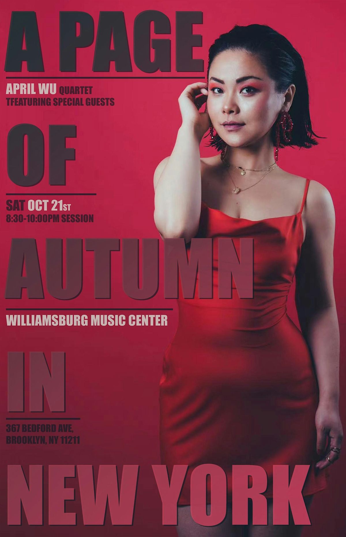 WMC presents April Wu- Live Jazz