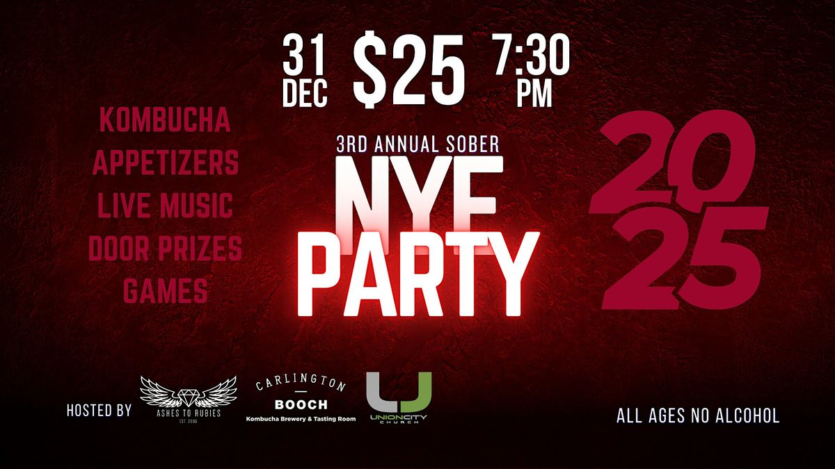 Booch in the New Year - 3rd Annual Sober NYE Party