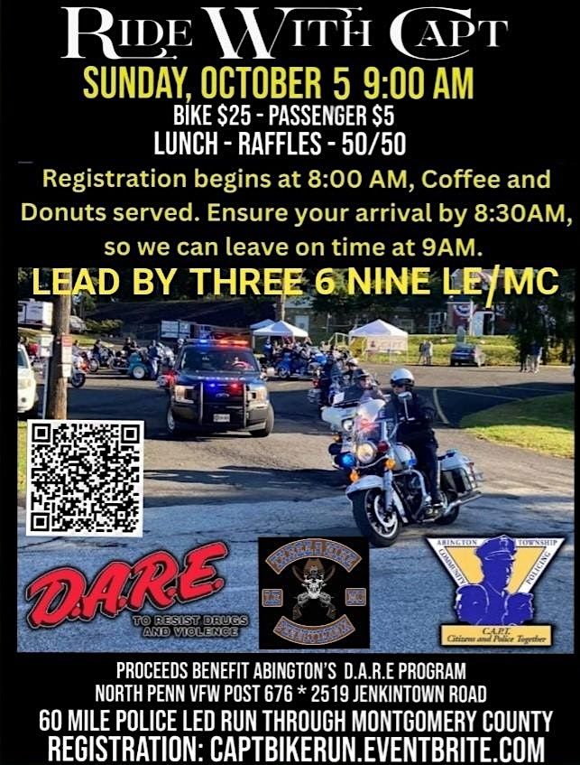 D.A.R.E. To Ride With C.A.P.T. Bike Run