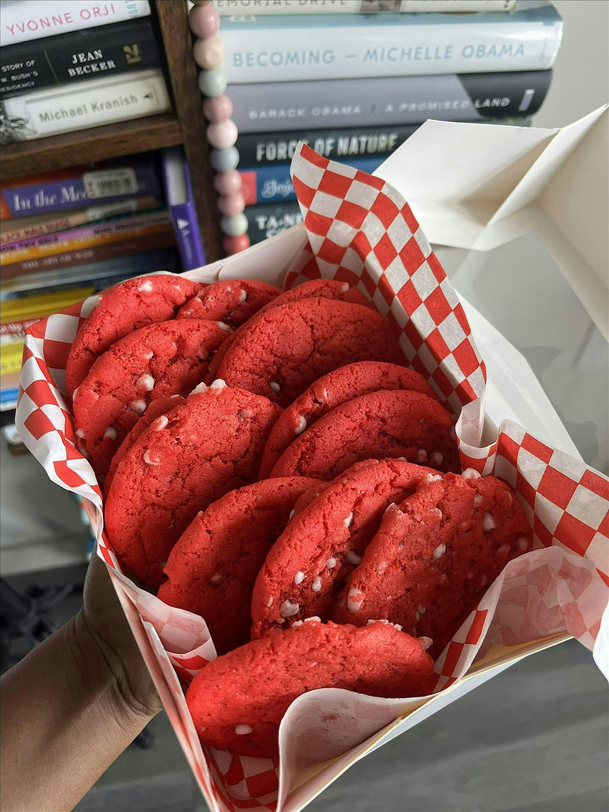 Valentine\u2019s Day Vegan Red Velvet Cookie Virtual Workshop