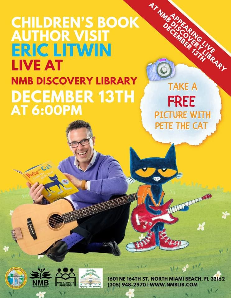 Eric Litwin original Author of Pete the Cat