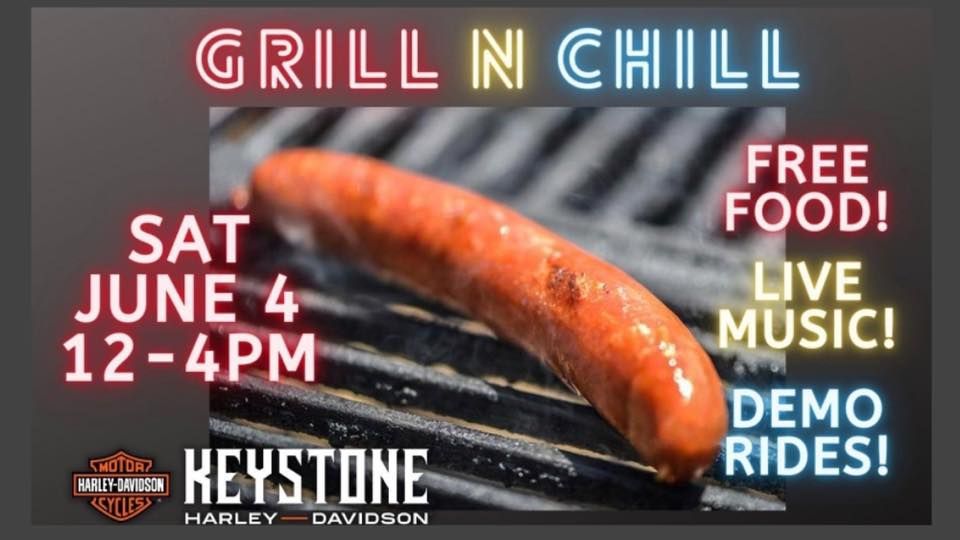 Grill n Chill at Keystone Harley Davidson with TWO of a KIND