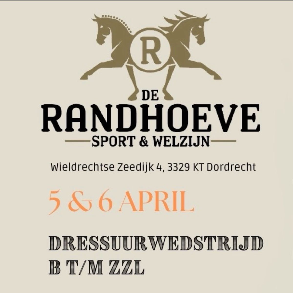 Dressuurwedstrijd B t\/m ZZL De Randhoeve