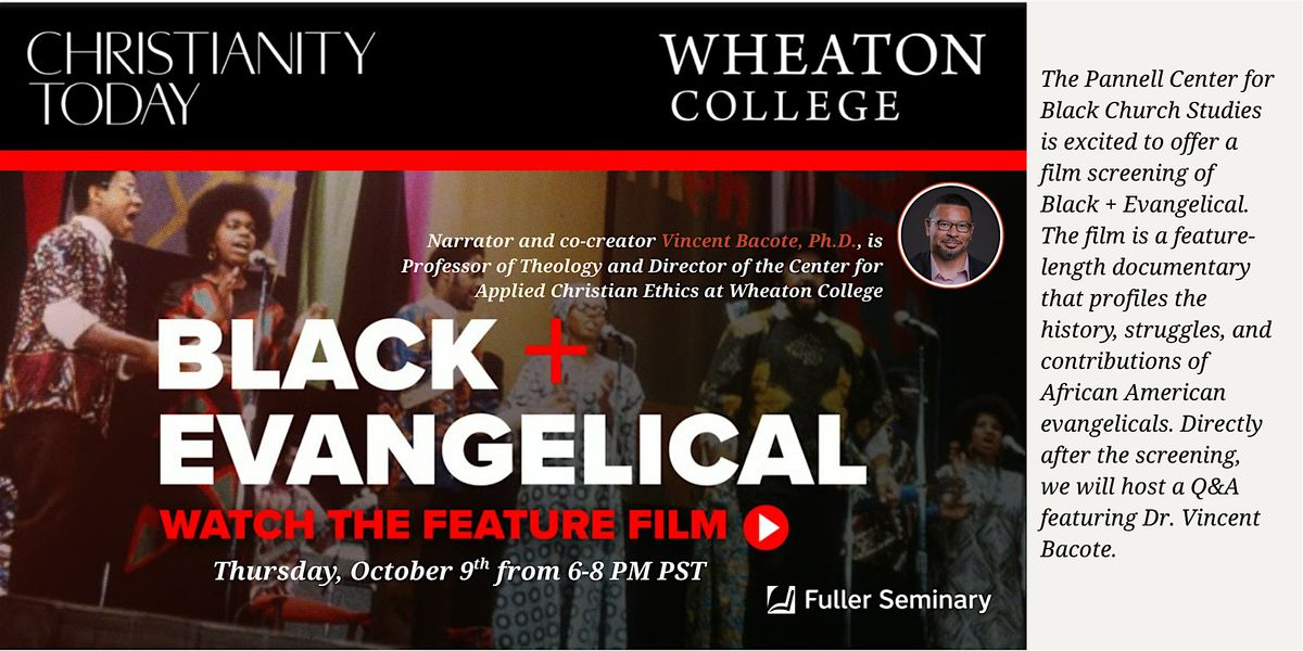 Black + Evangelical Film Screening