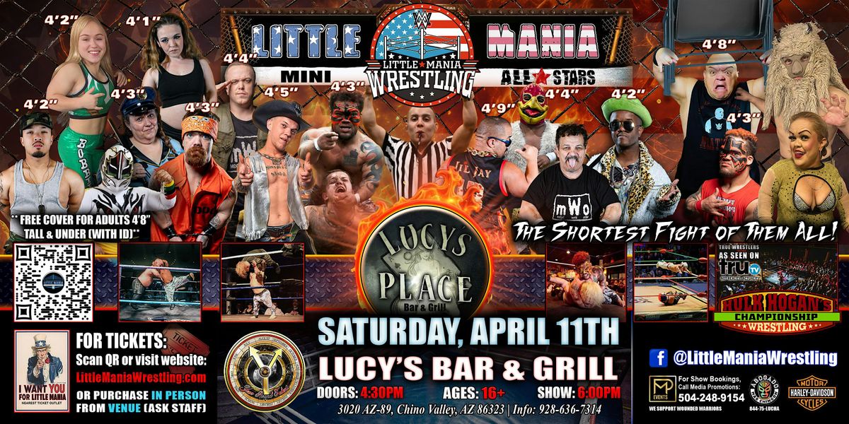 Chino Valley, AZ - Little Mania Mini Wrestling @  Lucy's Bar & Grill