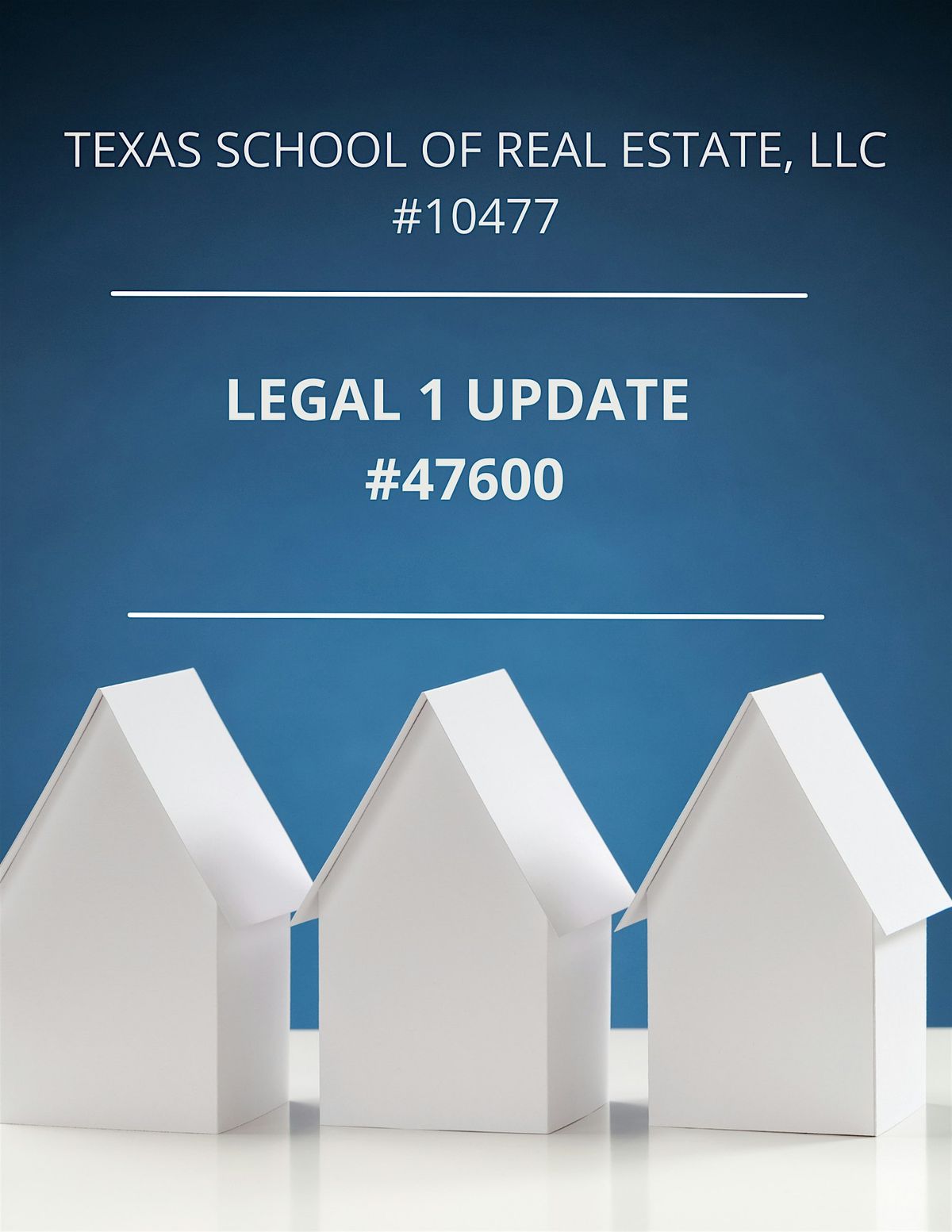 FREE Legal Update 1- Continue Education for Realtors