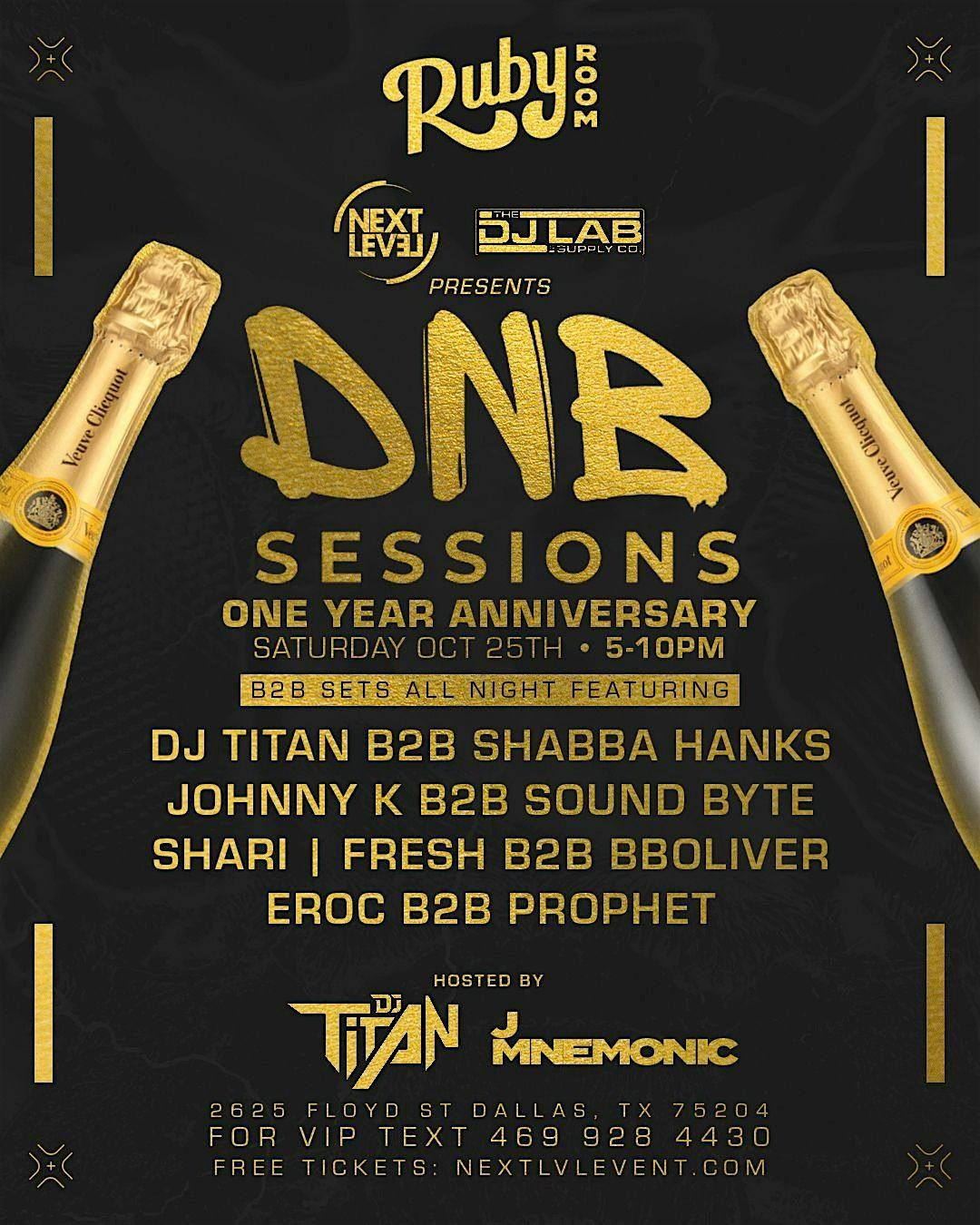Drum & Bass Sessions 10\/25 (One Year Aniv.)