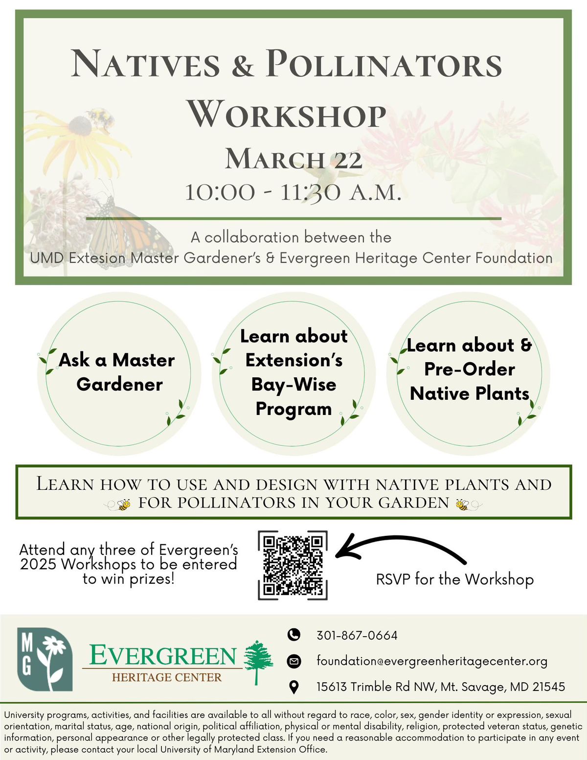 FREE Natives & Pollinators Workshop