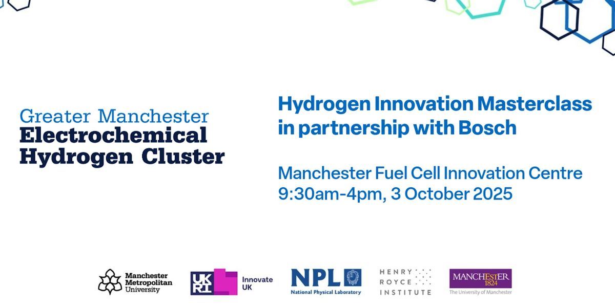 Hydrogen Innovation Masterclass in Partnership with Bosch