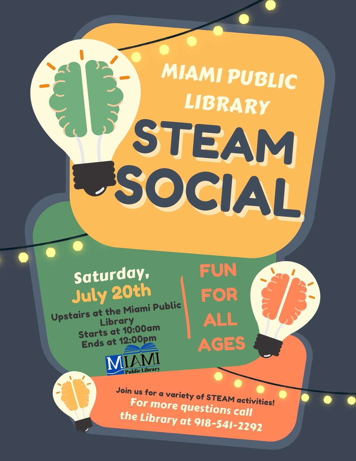 July STEAM Social