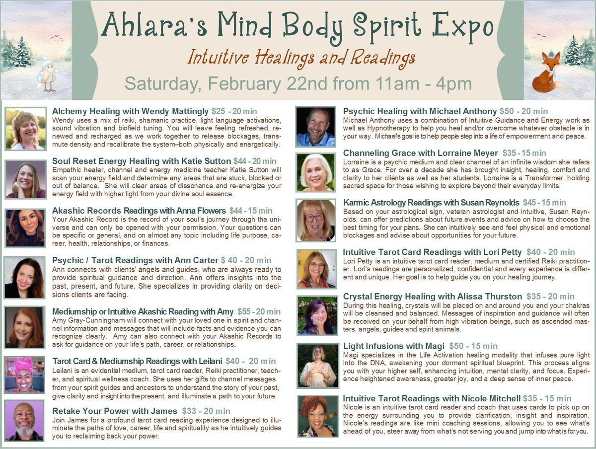 Ahlara's Mind Body Spirit Expo