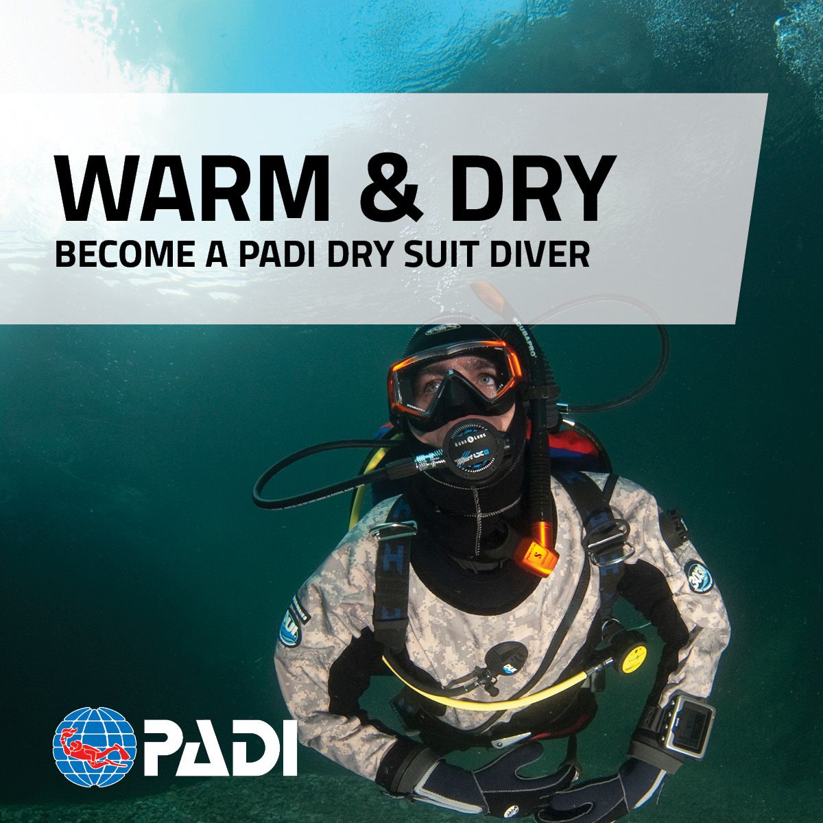 PADI Dry Suit Diver Course DRY2414