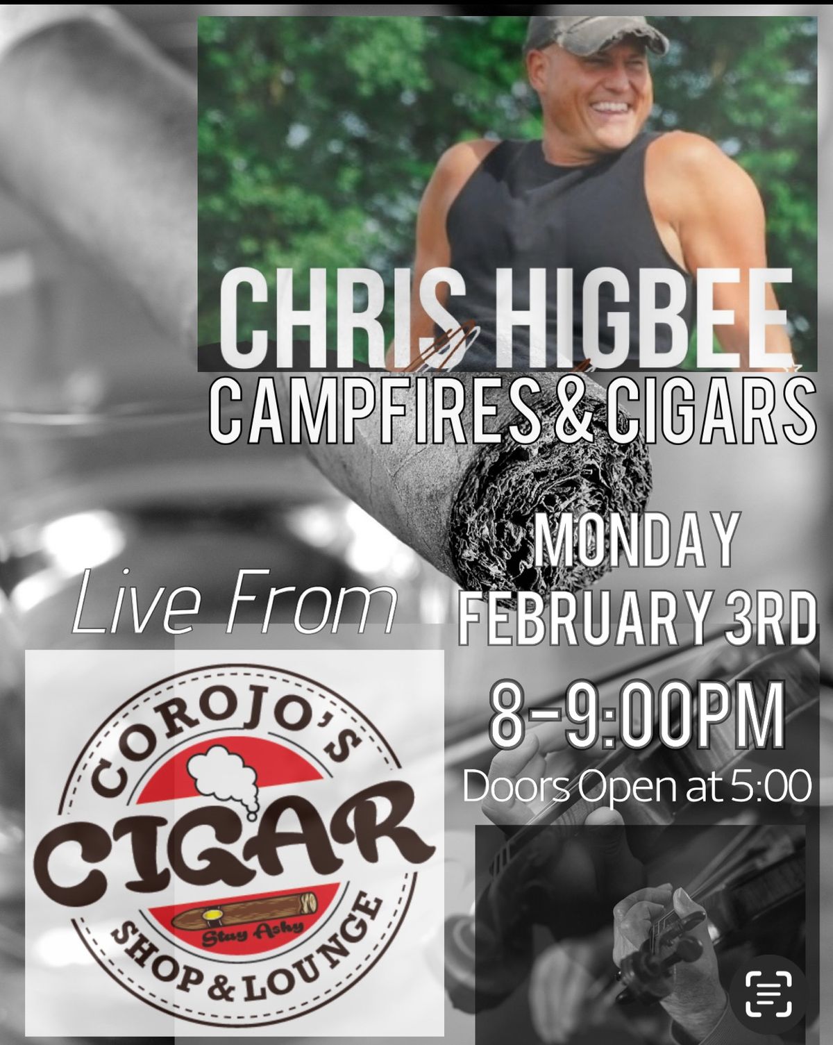 Mr. Chris Higbee Live from the Cigar Shop