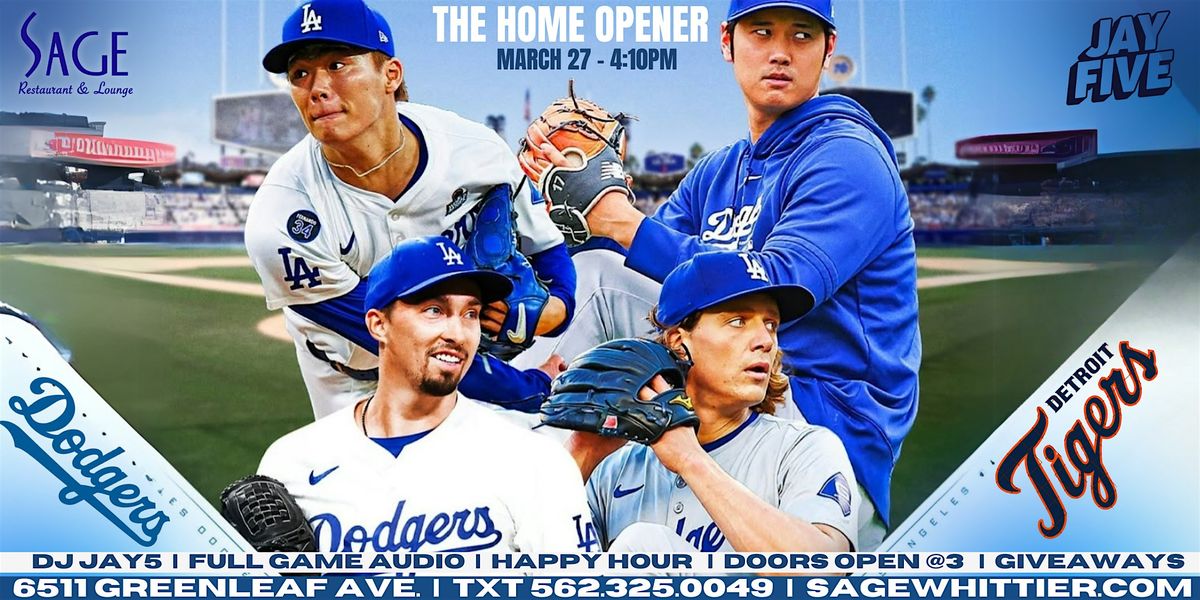 DODGERS HOME OPENER WATCH PARTY AT SAGE WHITTIER