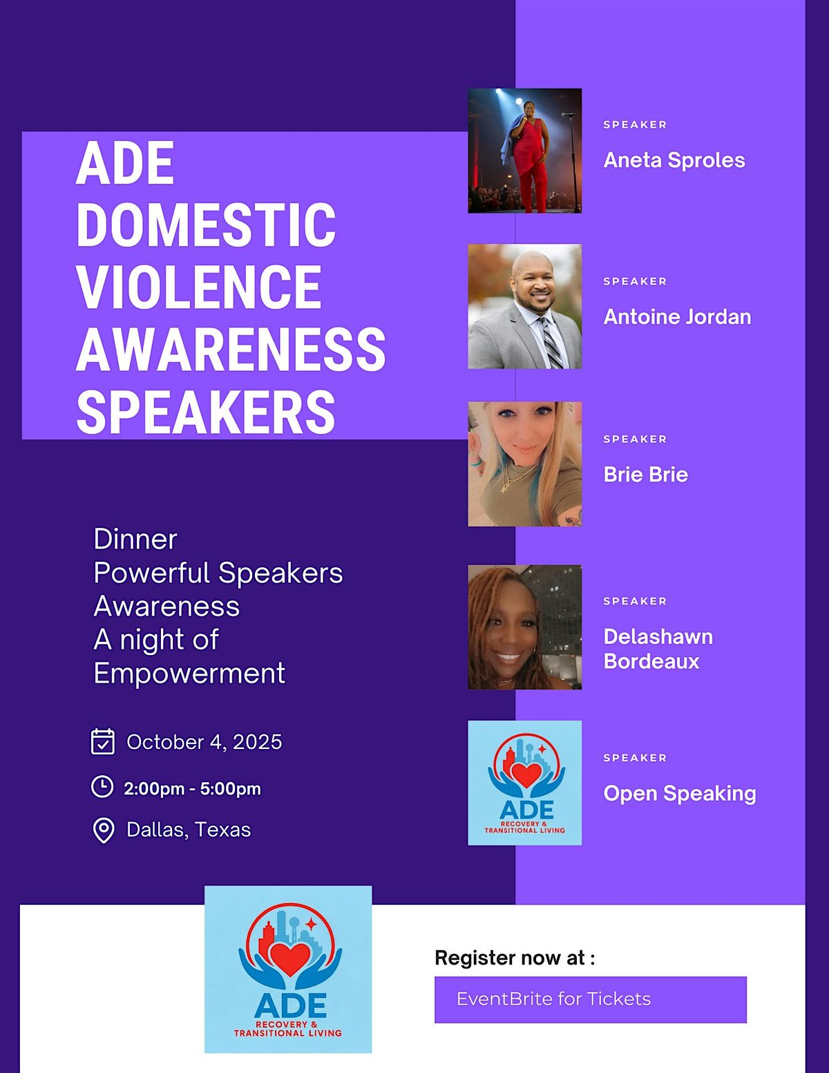 ADE Annual Domestic Violence Awareness Dinner