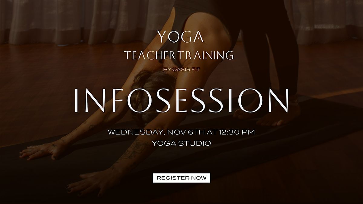 FREE YOGA  CLASS - TEACHER TRAINING INFOSESSION