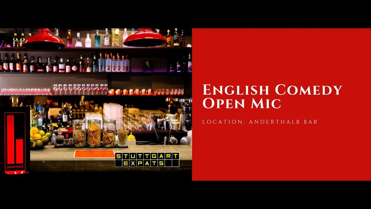 One-And-A-Half Jokes - English Comedy Open Mic