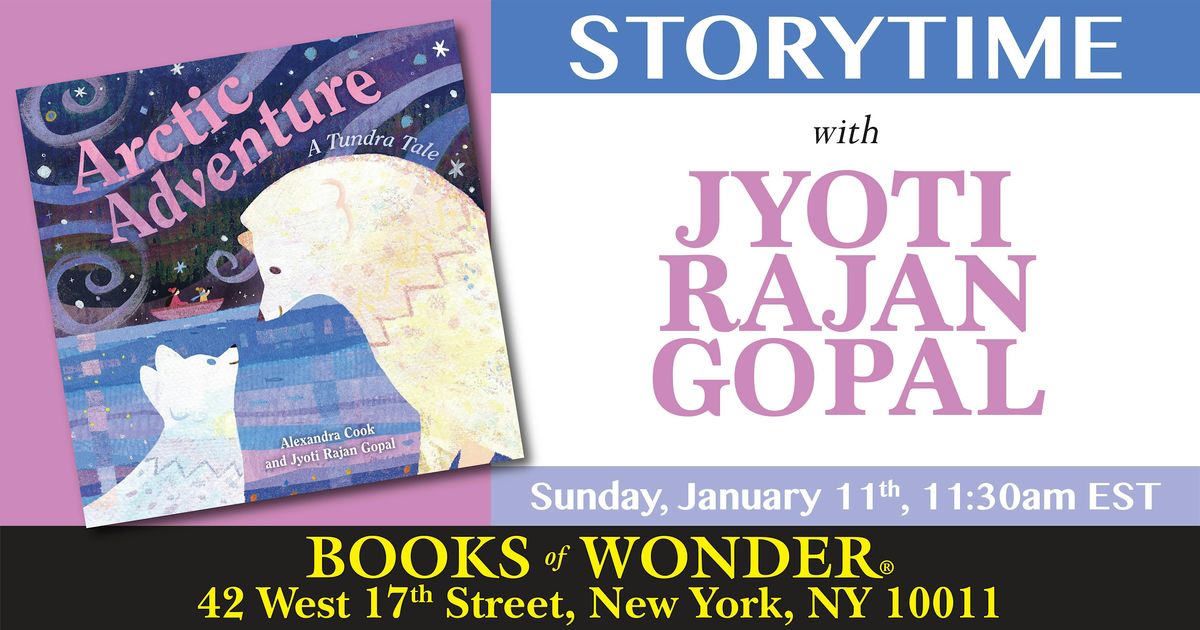 Storytime with the Author | Jyoti Rajan Gopal