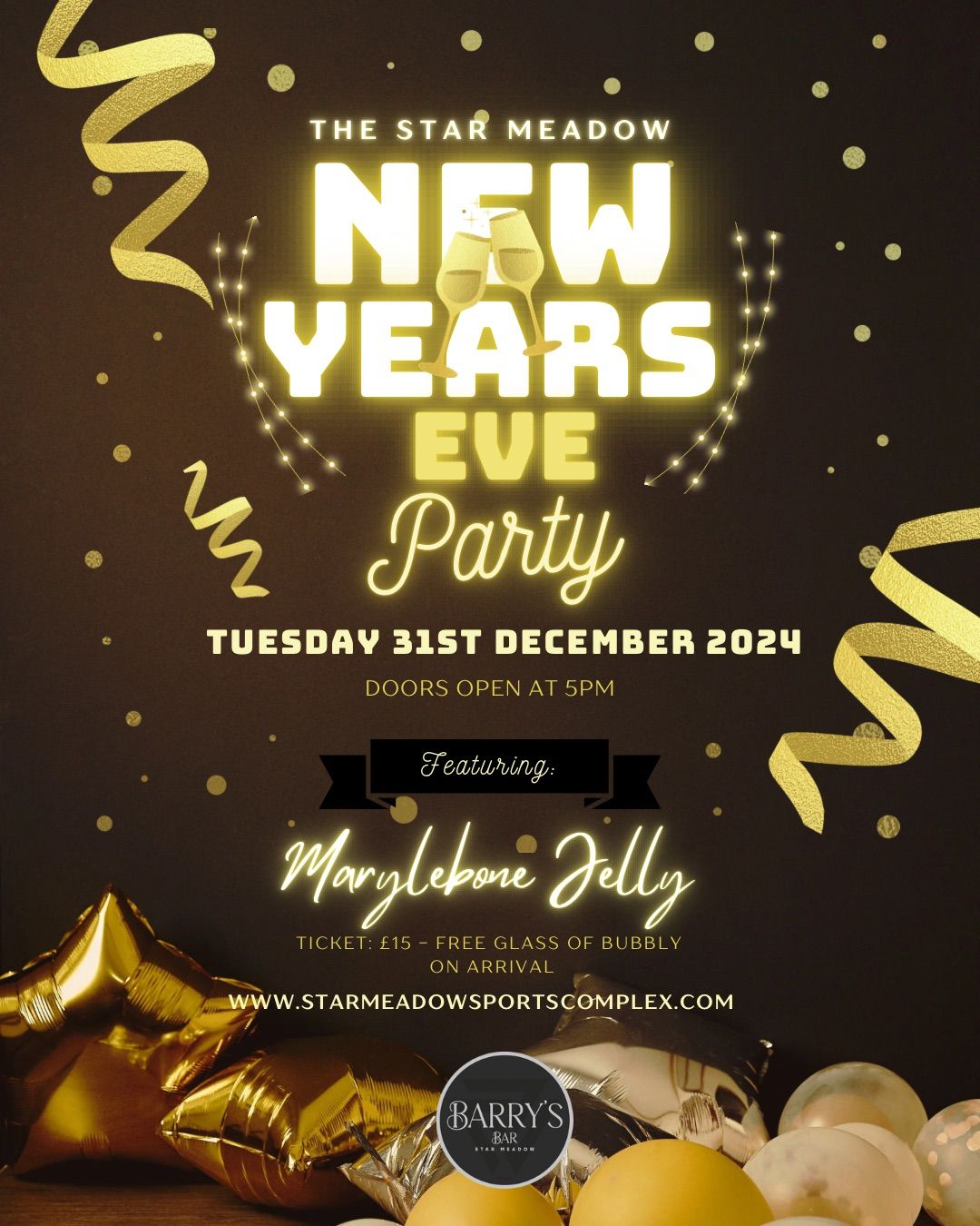 NEW YEARS EVE WITH MARYLEBONE JELLY