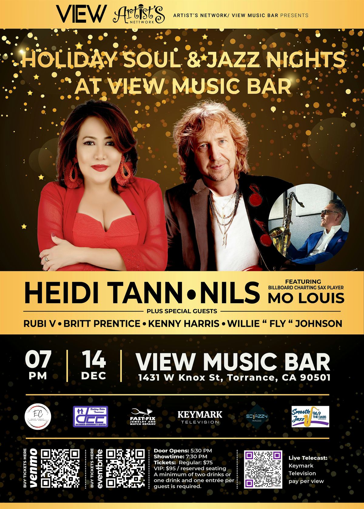 Holiday Soul and Jazz Nights at the View Music Bar
