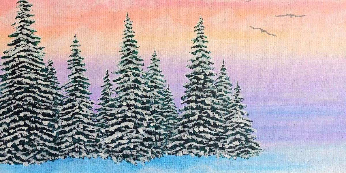 Peaceful Winter Morning - Paint and Sip by Classpop!\u2122