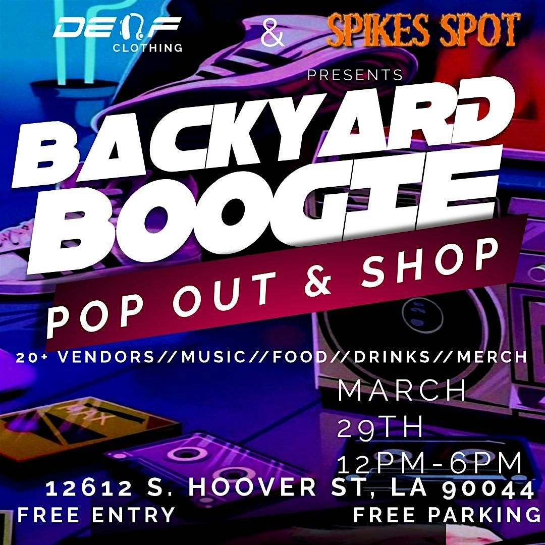 Backyard Boogie: Pop Out and Shop