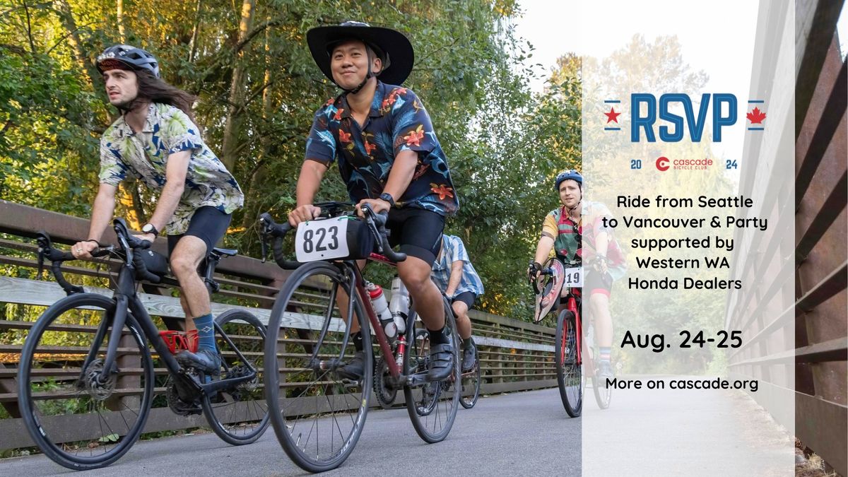 Ride from Seattle to Vancouver & Party supported by Western WA Honda Dealers