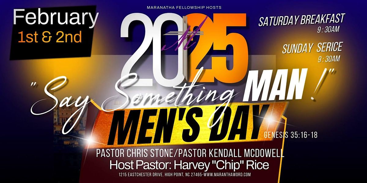 Maranatha Fellowship Men's Day Breakfast