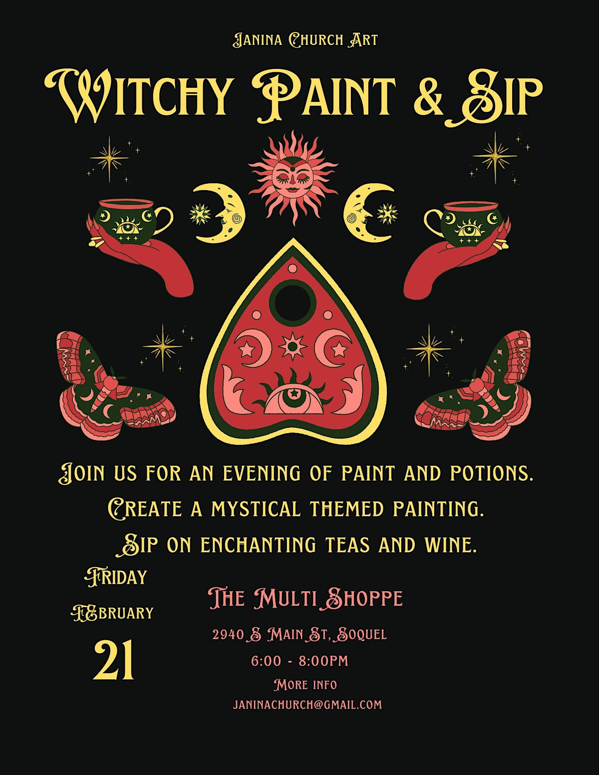 Witchy Paint & Sip Night