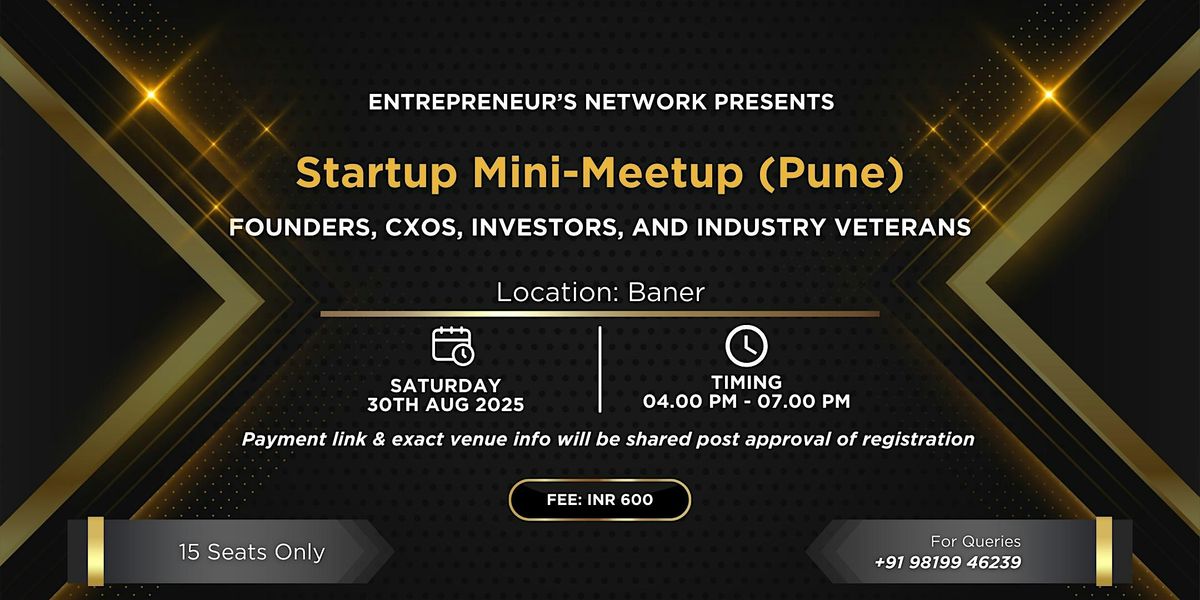 Startup Mini Meetup (Pune)