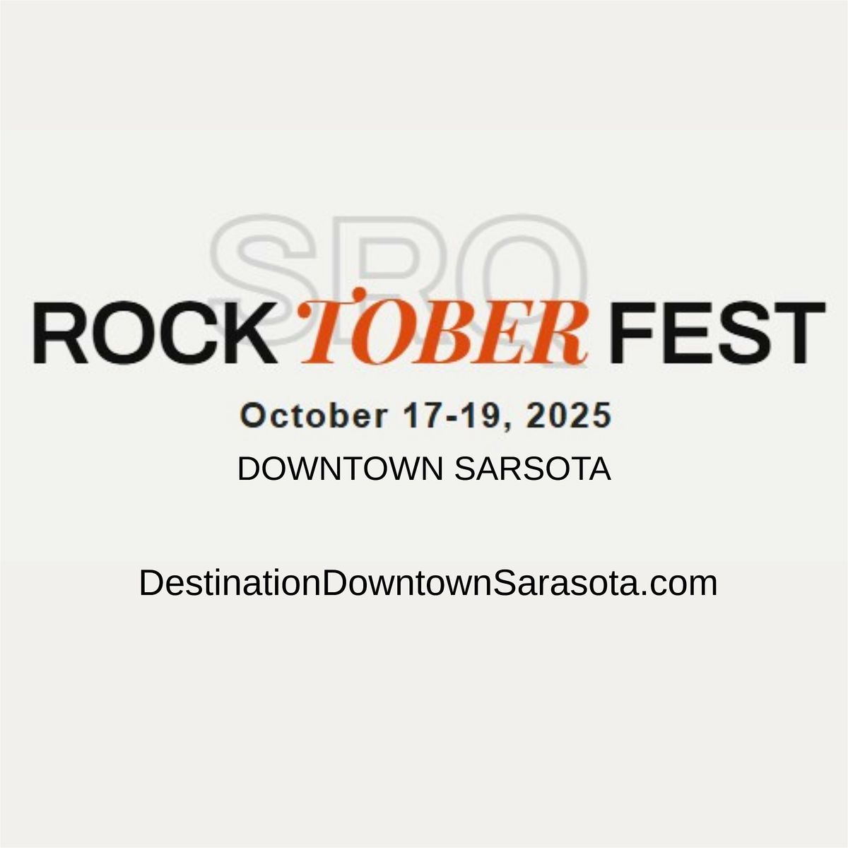 ROCKtoberfest Downtown Sarasota!