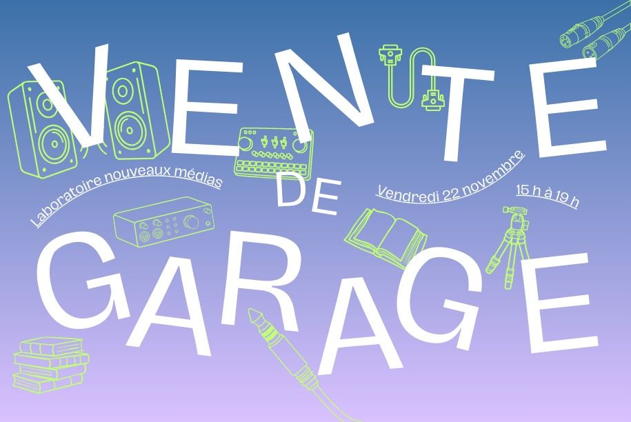 VENTE DE GARAGE : \u00e9quipements, publications et plus encore