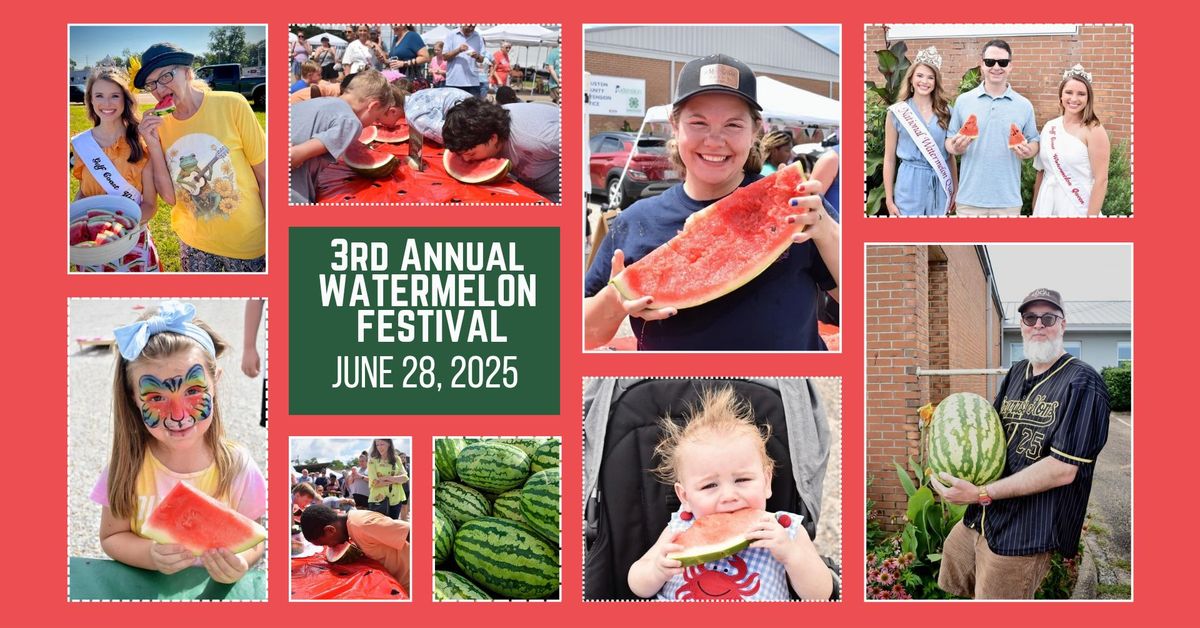 3rd Annual Watermelon Festival 