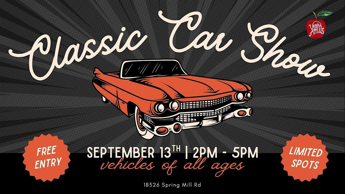 Classic Car Show at Urban Apples