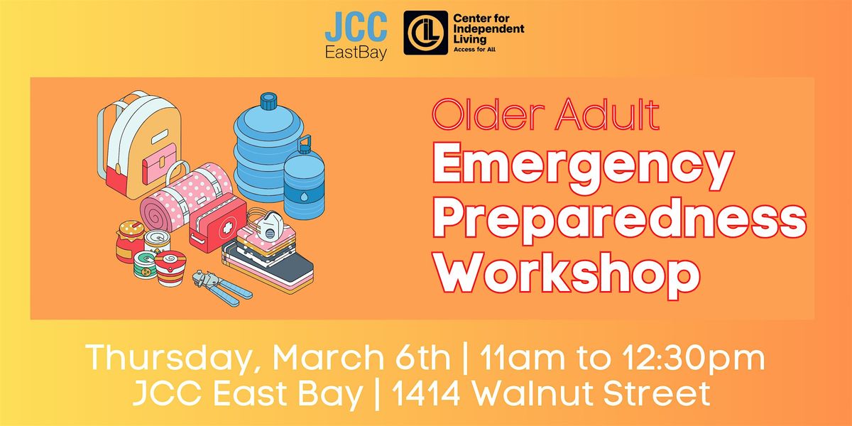 Older Adult Emergency Preparedness Workshop