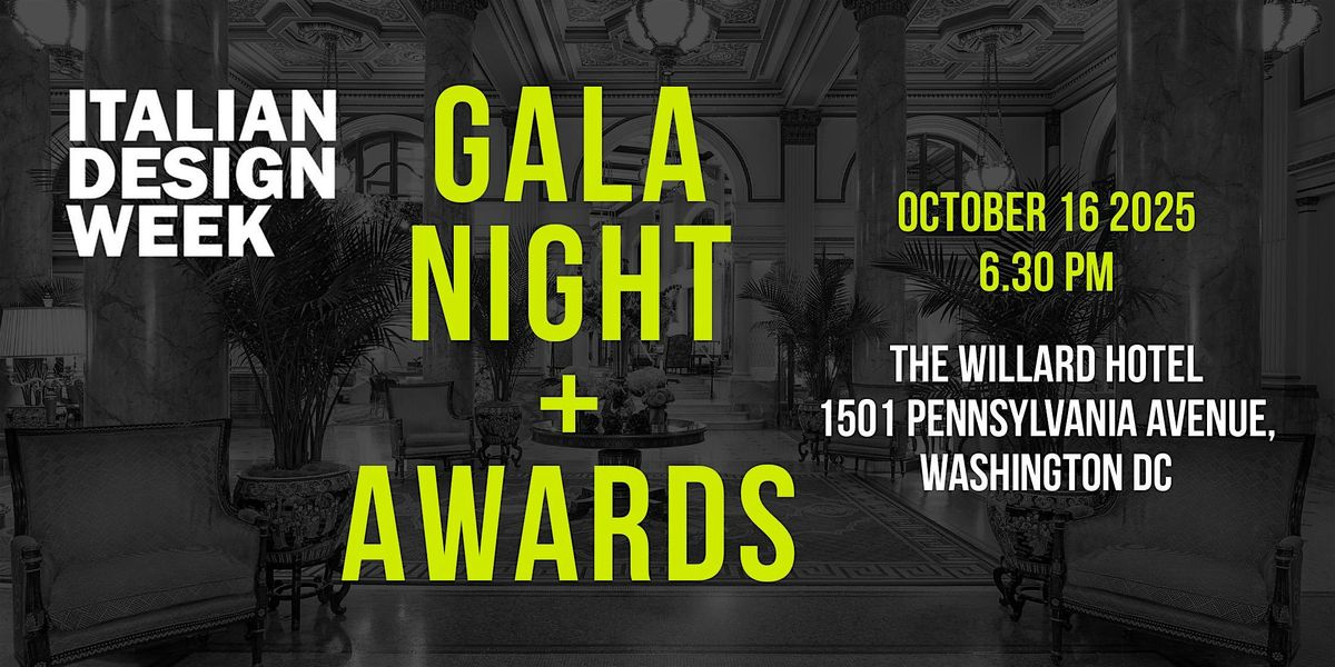 Italian Design Week Gala Dinner