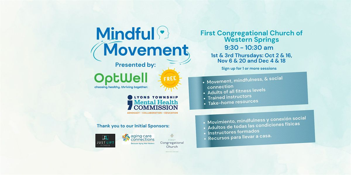 OptWell's Mindful Movement Session(s) at First Congo Church Western Springs