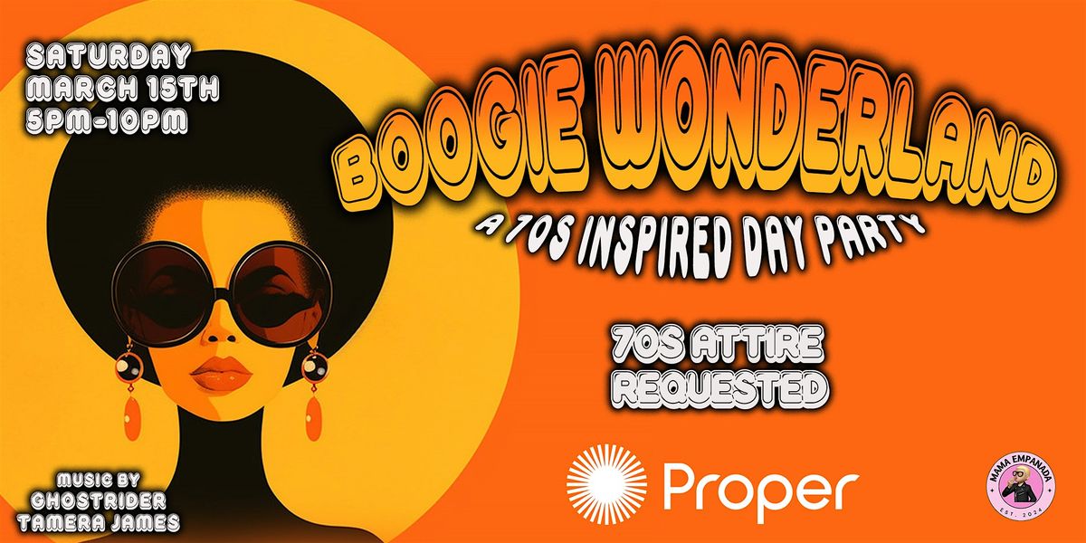 Boogie Wonderland - A 70s Inspired Dance Party