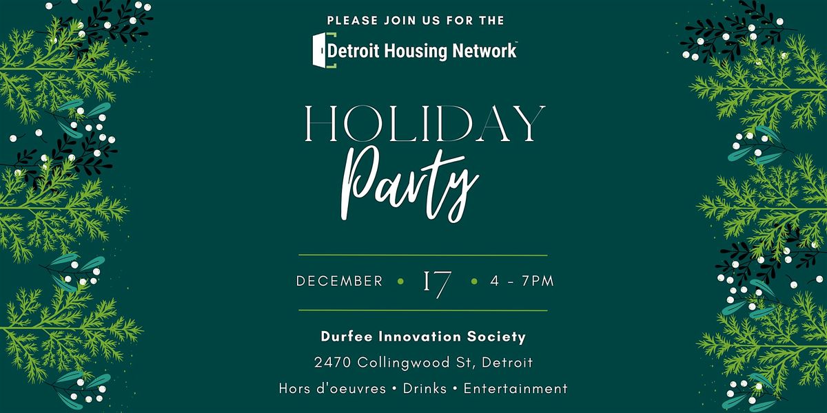 Detroit Housing Network Holiday Celebration!